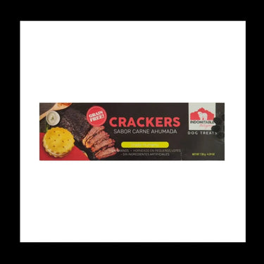 Indomitable galletas Crackers Carne ahumada 130gr